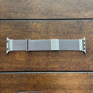 Silver Magnetic Apple Watch Band